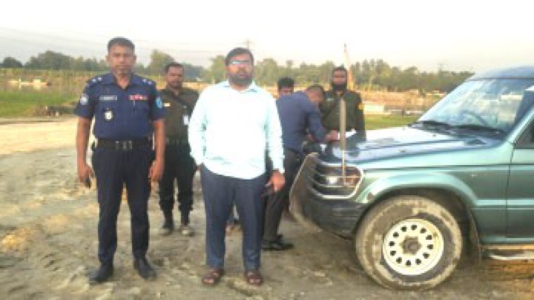 কালিহাতীতে নদী থেকে অবৈধ ভাবে বালু উত্তোলন করায় জরিমানা...