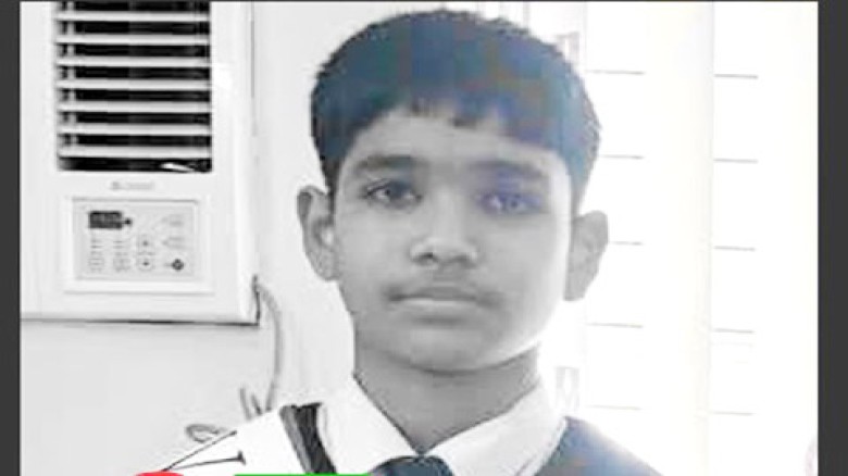 বিমান বিধ্বস্তের ঘটনায় মাইলস্টোন ছাত্র মির্জাপুরের তানভীর নি