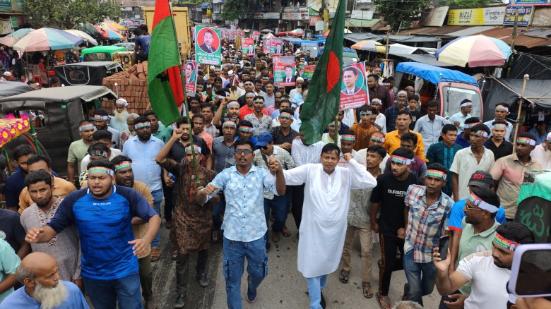 জুলাই-আগস্ট অভ্যুত্থান বর্ষপূর্তি উপলক্ষে মধুপুরে কর্ণেল আজা