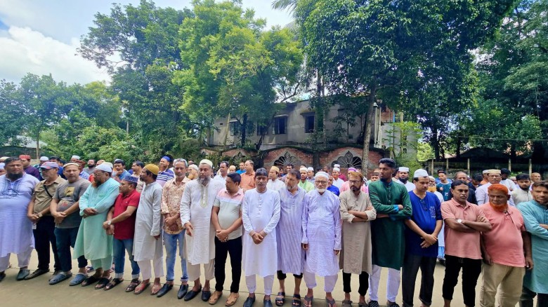 টাঙ্গাইল জাসাস এর সাবেক সম্পাদক মিলনের জানাজা সম্পন্ন