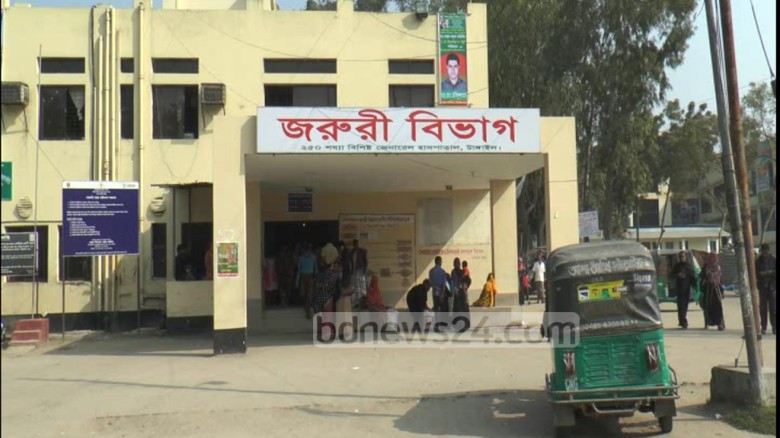 টাঙ্গাইল মেডিকেল কলেজ হাসপাতালে জরুরী বিভাগে সার্বক্ষনিক চিক
