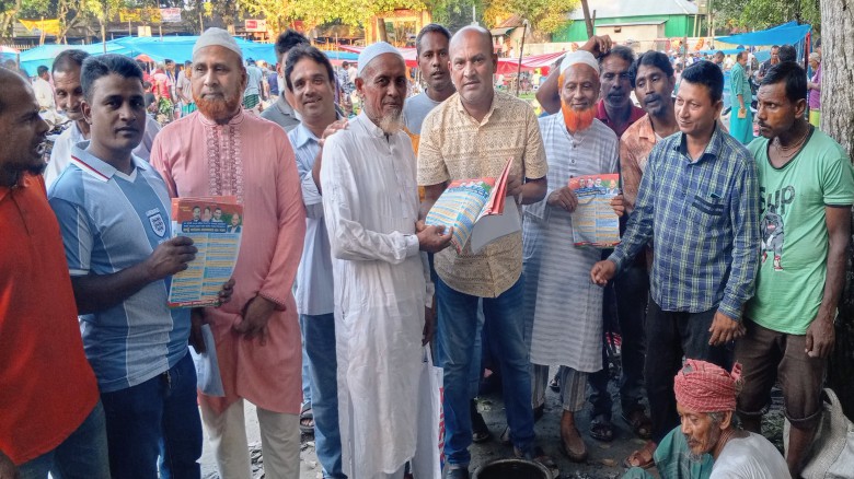 গ্রামগঞ্জ হাটবাজার সর্বত্র এখন ভোটের জোয়ার