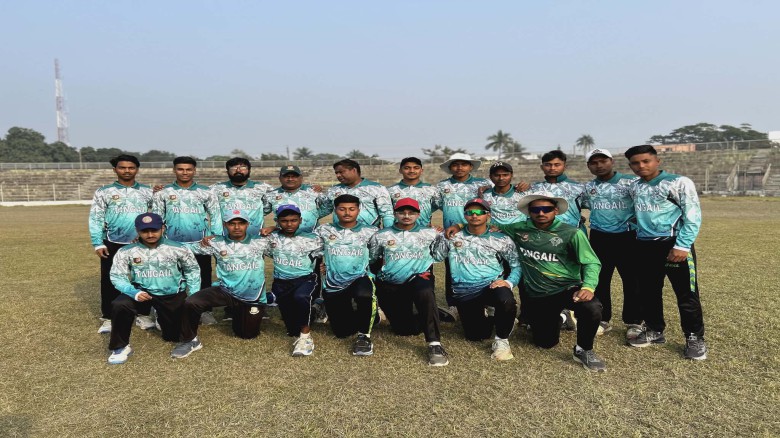 জয়লাভের পরও জাতীয় ক্রিকেটে টাঙ্গাইল জেলার(অনুর্দ্ধ-১৮) বিদায়