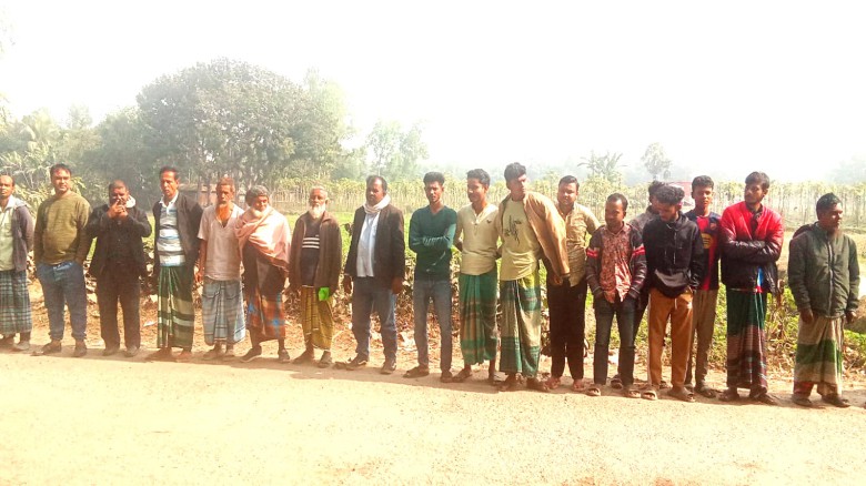 জামালপুরে বাকপ্রতিবন্ধী ধর্ষনচেষ্টাকারির শাস্তির দাবিতে মানব