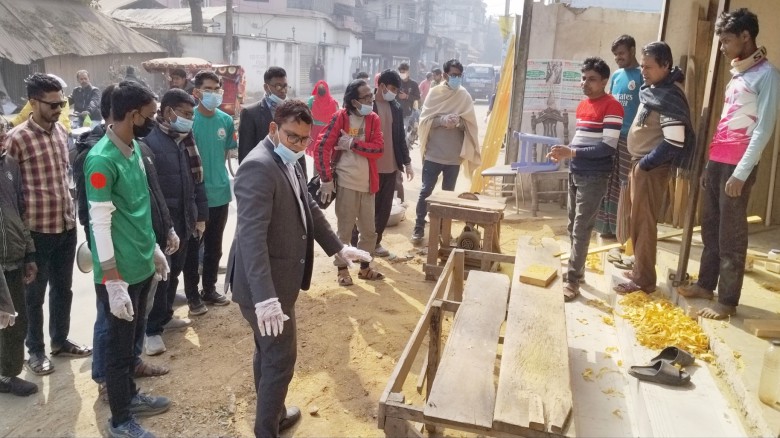 টাঙ্গাইলে শহরকে পরিচ্ছন্ন ও ফুটপাথ দখল মুক্ত করতে পৌর প্রশাস