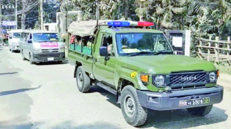 টাঙ্গাইলে নির্বাচনী পরিবেশ স্বাভাবিক রাখতে যৌথ বাহিনীর মহড়া