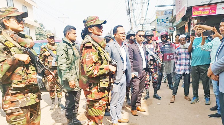 মধুপুরে যৌথ বাহিনীর মহড়া অনুষ্ঠিত