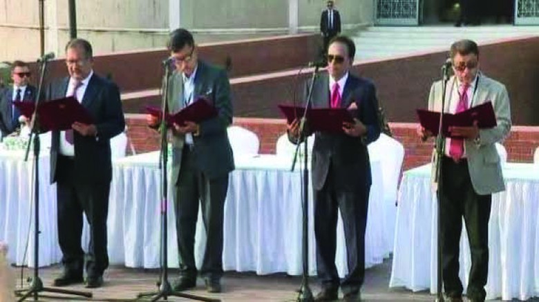 শপথ গ্রহণ করলেন ২৫ মন্ত্রী ও ২৪ প্রতিমন্ত্রী