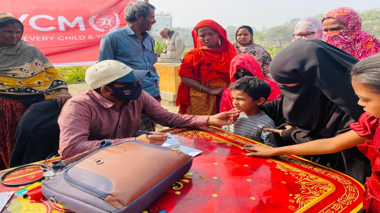 টাঙ্গাইলে  সুবিধাবঞ্চিত শিশু, গর্ভবতী মা ও নারীদের মধ্যে বিন