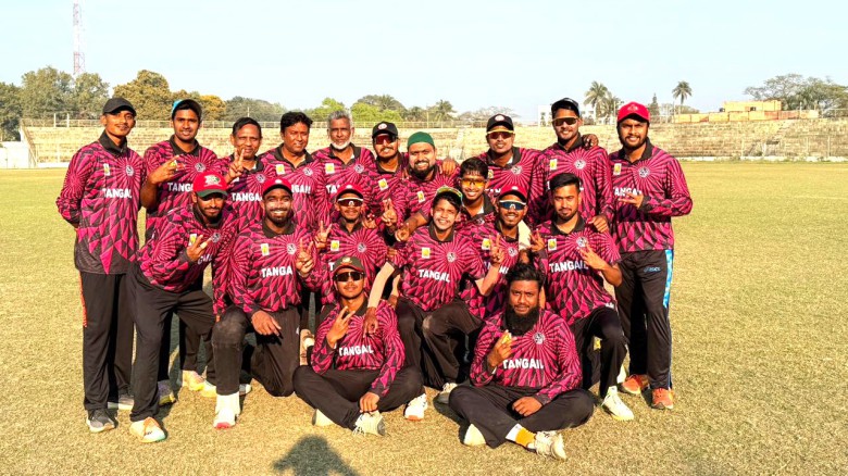 জাতীয় ক্রিকেটে ব্যাটিং ব্যর্থতায় টাঙ্গাইল জেলার শোচনীয় পরাজয়