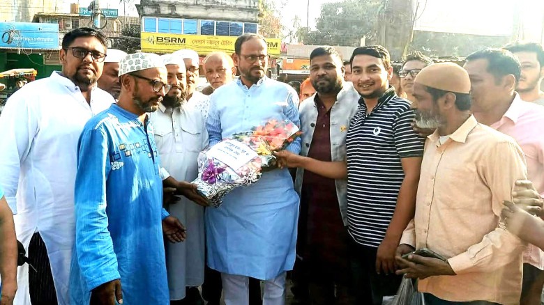 আটপুকুর ছাত্র-যুব ও নাগরিক ঐক্য’র পক্ষ থেকে প্রতিমন্ত্রী টুক