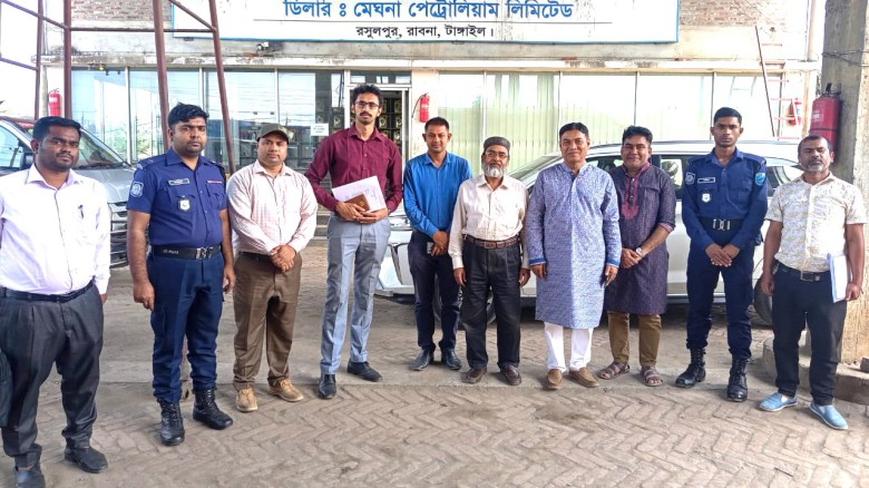 টাঙ্গাইলে যানজট নিরসন এবং জ্বালানী সরবরাহ নিশ্চিত করতে মাঠে 