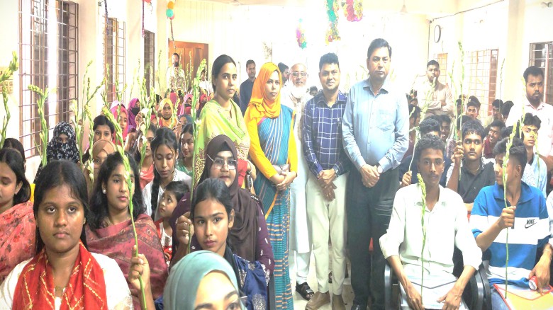 গৌরীপুরে এসএসসি পরীক্ষার্থীদের বিদায় সংবর্ধনা