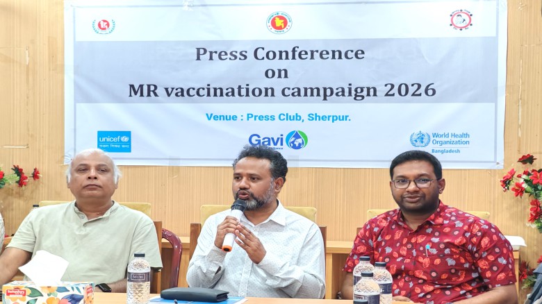 শেরপুরে ১ লাখ ৬১ হাজার শিশুকে হামের টিকা দেওয়া হবে