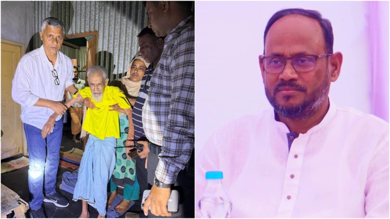 বৃদ্ধকে রাস্তায় ফেলে গেল স্বজনরা, উদ্ধার করে দায়িত্ব নিলেন প