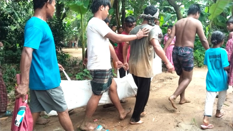 মধুপুরে গোসল করতে গিয়ে পানিতে ডুবে গারো যুবকের মৃত্যু।। নিখো