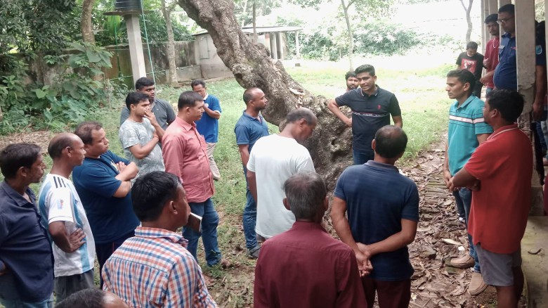 মধুপুরের জলছত্র হরিসভা মন্দিরে রাতের আঁধারে চুরি