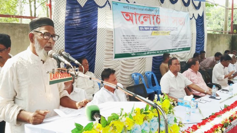 ধনবাড়ীতে কেন্দ্রীয় মন্দির নির্মাণে আলোচনা সভা