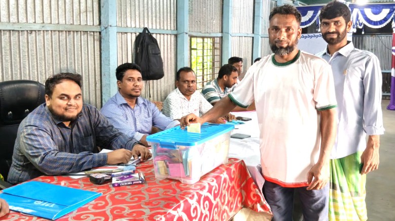 উৎসবমুখর পরিবেশে দোখলা কুলি শ্রমিক ইউনিয়নের ত্রিবার্ষিক নির্