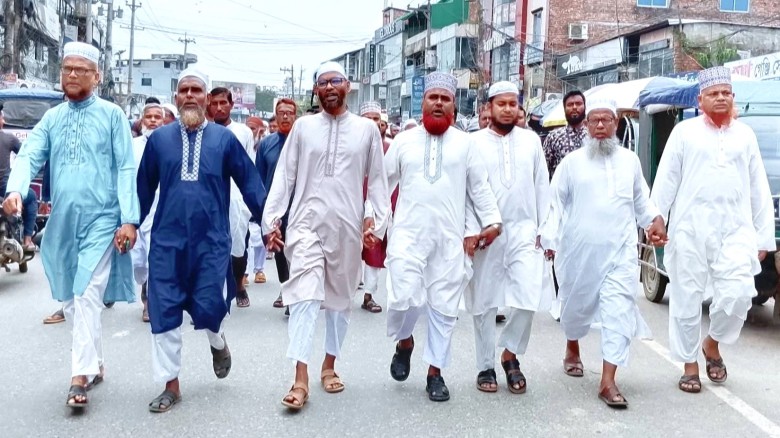 ১৯ সেপ্টেম্বর ঢাকা-রংপুর লংমার্চ সফল করার আহবানে মধুপুরে জাম