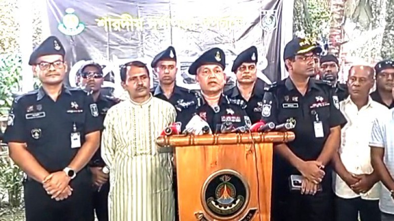 মধুপুরে শারদীয় দুর্গাপূজা উপলক্ষে এসআরবি-১৪ এর প্রেস ব্রিফিং...